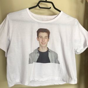 Shawn Mendes crop top / extra small / vintage